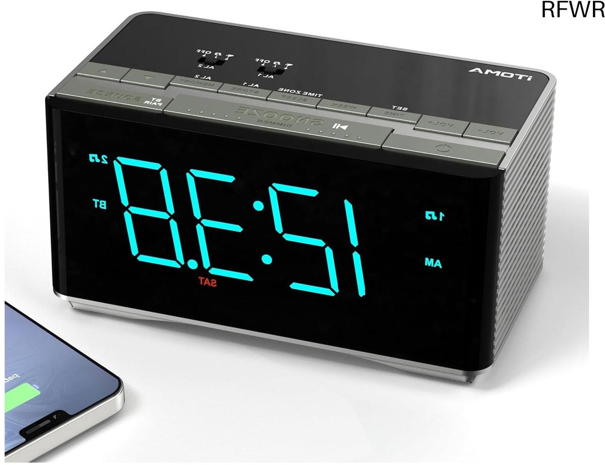 Klokradio met Wekker - Digitale Wekker - Wekkerradio - Slaap