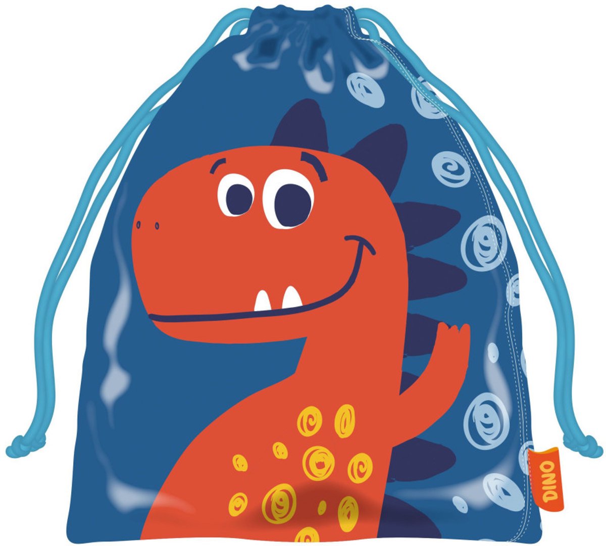 Dinosaurus Blue lunchbag 26,5 cm