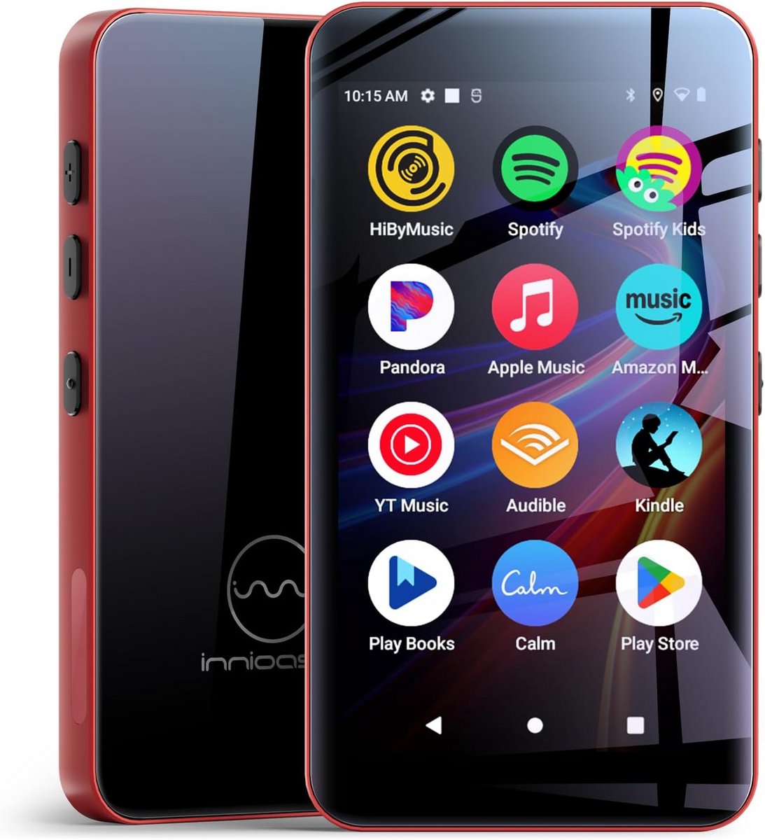 Draagbare Mediaspeler met Bluetooth en Wifi - Rood