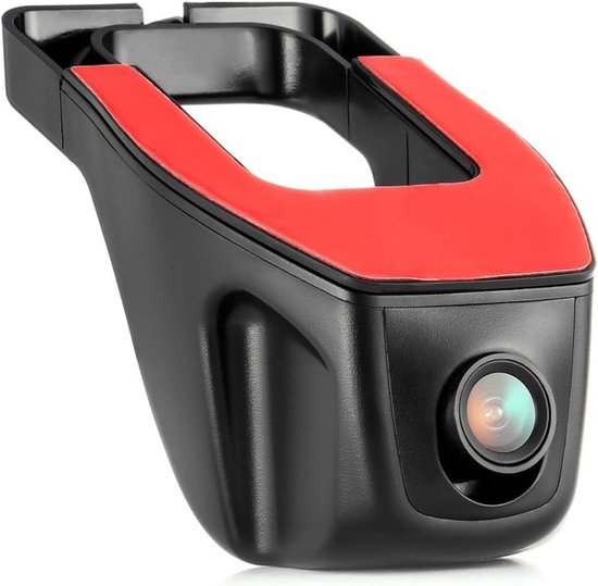 Dashcam Geschikt voor en achter met 1080p Full HD-camera, 336° groothoek G-sensor, nachtzicht, WDR en 24-uurs parkeermodus met loopopname.