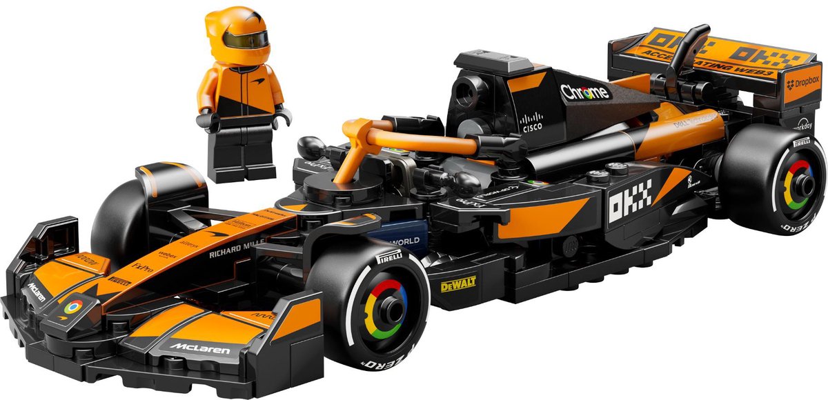 LEGO Speed Champions McLaren F1 Team MCL38 racewagen Set - 77251 — afbeelding 9