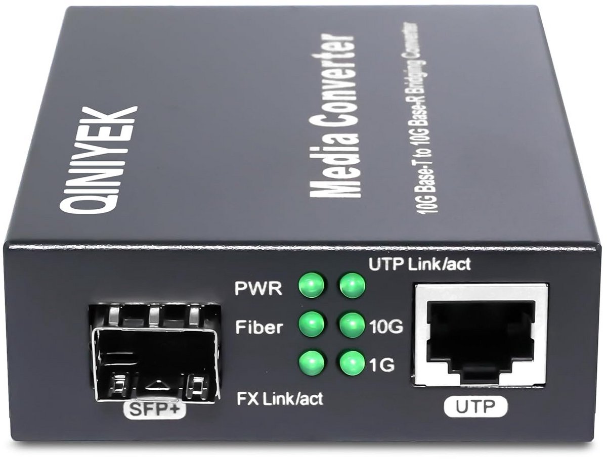 Multi-Gigabit Media Converter 10GBase-T naar SFP+ Glasvezel Adapter