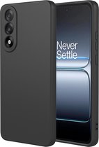 MobyDefend Hoesje - Geschikt voor OnePlus Nord 5 - Matte Siliconen Backcover - Zwart
