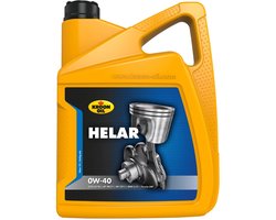 Kroon-Oil Helar 0W-40 - Vol-Synthetische Motorolie - 5 Liter - Transparant