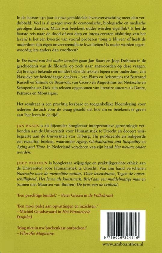 De kunst van het ouder worden