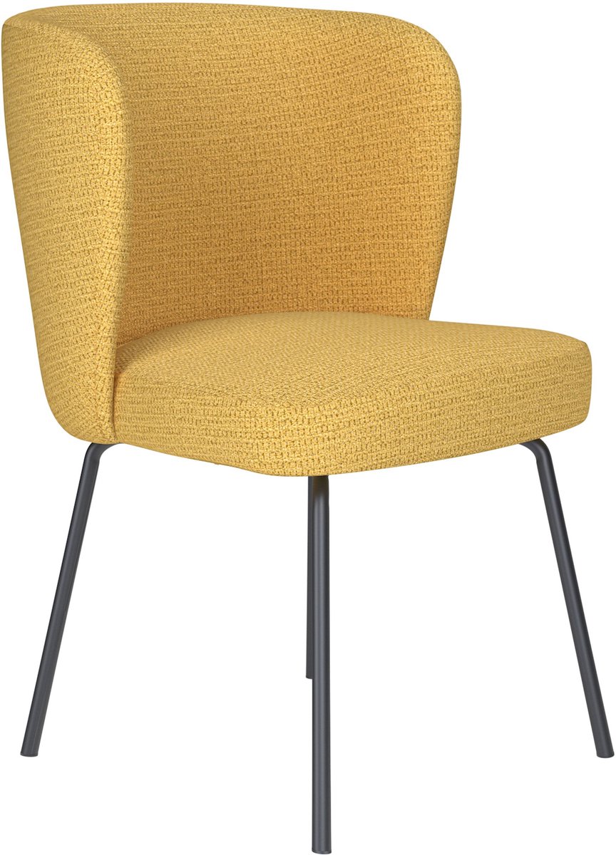 Housecraft Living Stan Eetkamerstoel Metaal Okergeel - Geel