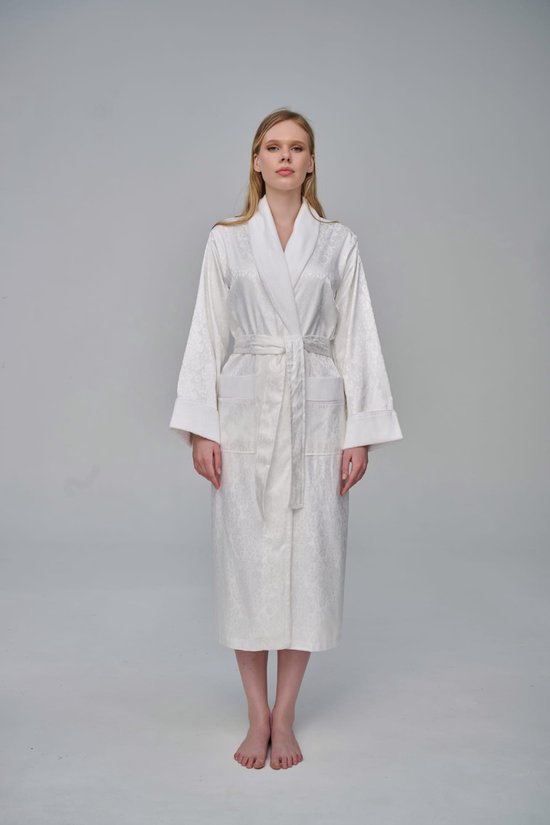 Luxe Dames Satijn Badjas Audrey / XXL