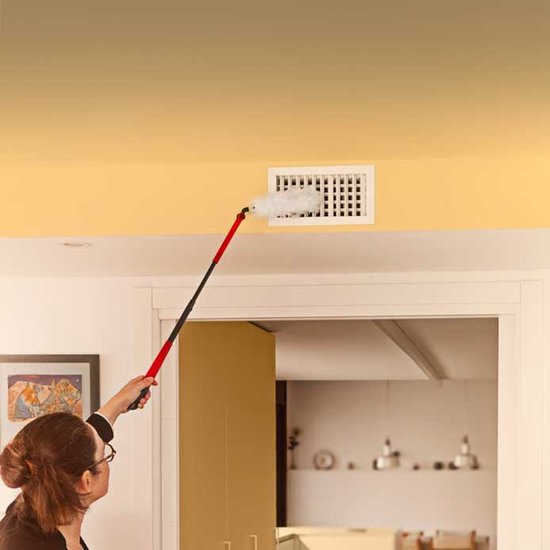 Vileda Flex&Catch Stofbezem - lange steel - 1 + 5 navulling inbegrepen - antislip van Merkloos	 — afbeelding 2