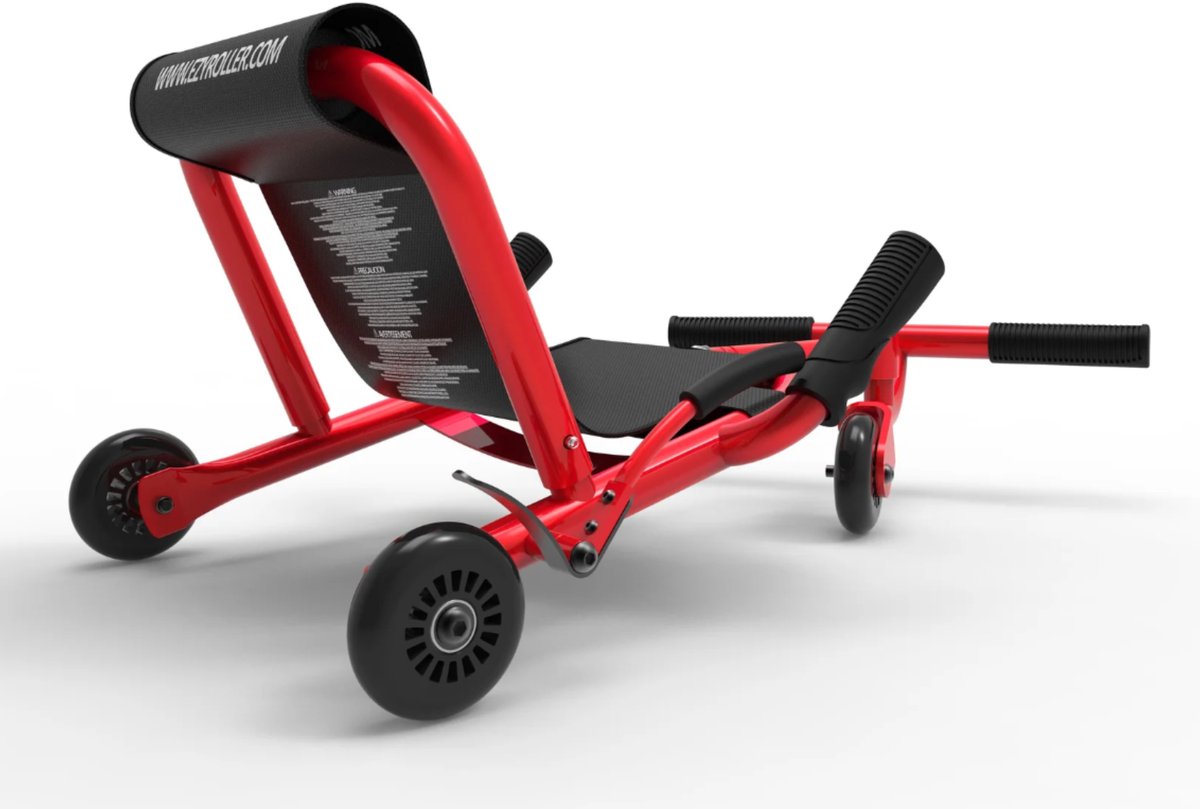 EzyRoller Mini skelter - Waveroller voor kinderen 2 tot 4 jaar - 78 tot 100 cm - Verstelbare driewieler - Rood — afbeelding 2