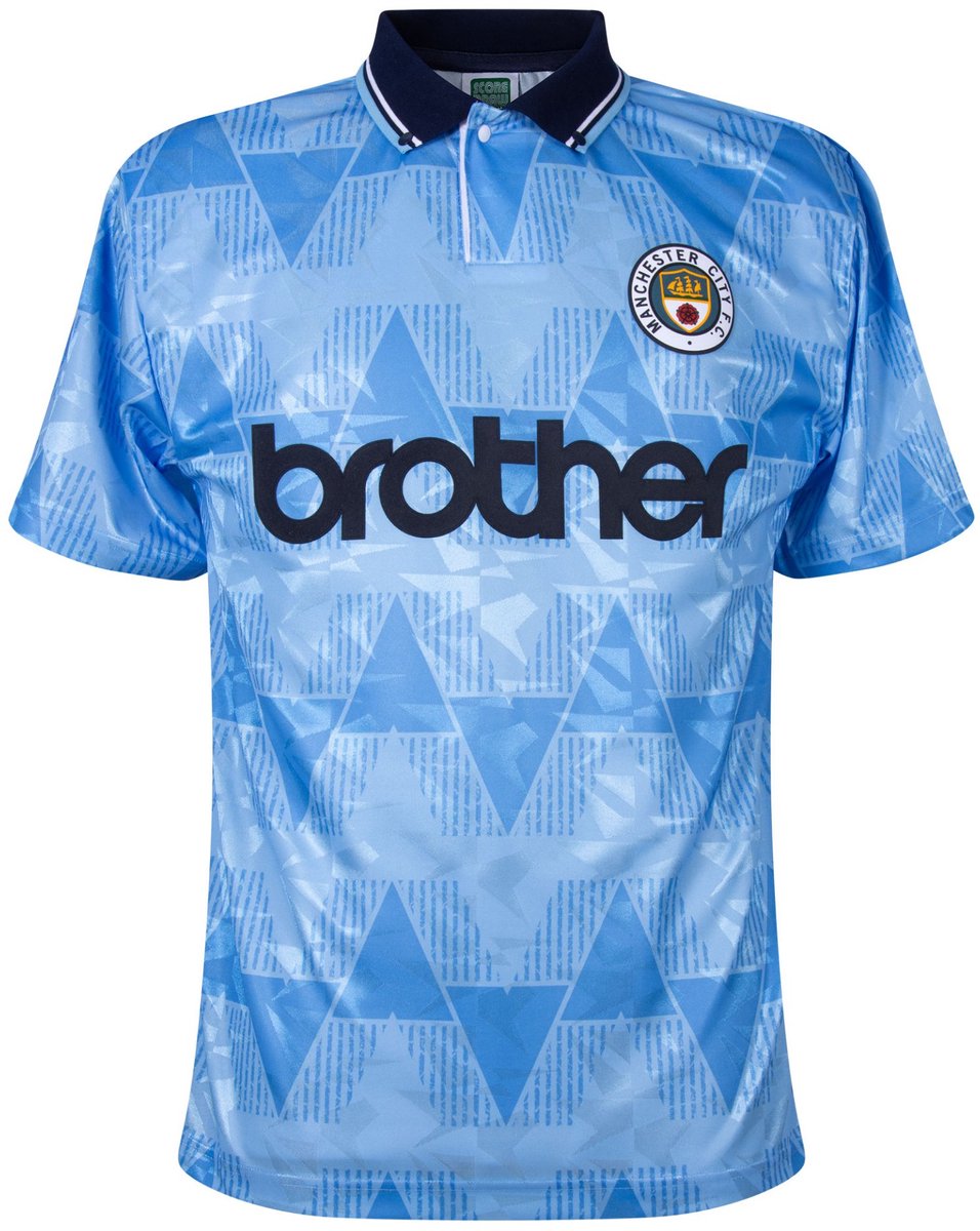 Manchester City Retro Voetbalshirt 1989-1991