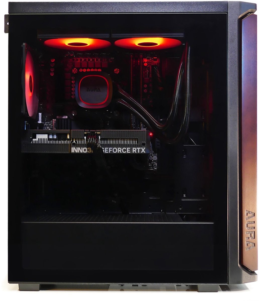 BitBull i9 12900K Gaming PC met Waterkoeling en Walnoothout - afbeelding 2