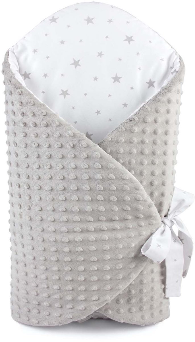 Sevira Kids - Meegroeibare babyslaapzak minky - Grijs Dès la naissance - 6 mois