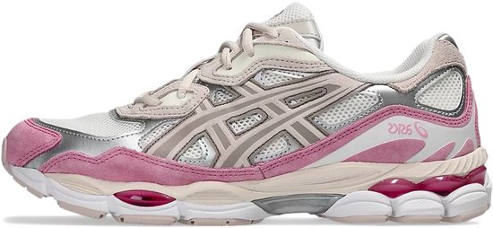 Chaussures pour femmes ASICS Gel-NYC - Unisexe - Crème Minérale Beige Pink - Taille 44,5