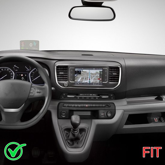 Autoradio - 9 inch Android 14 - 4+64 GB geheugen GPS-navigatie Bluetooth WiFi FM/RDS SWC MirrorLink AHD-camera Compatibel met CarPlay en Android Auto Geschikt voor Peugeot Expert-modellen van 2016-2023 en Citroën Jumpy-modellen van 2016-2023