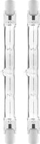 Modee Halogeenlamp R7s - 240W 2700K 4700 LM 230V - Staaflamp - 118mm - Warm Wit - 2 stuks