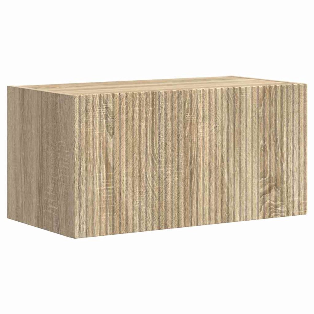 vidaXL - TV - Wandkast - Sonoma - 60 - x - 31 - x - 29,5 - cm - Bewerkt - hout