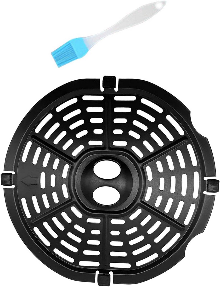 Vervangende Grillpan voor Airfryer 20x19cm - Non-Stick & Vaatwasserbestendig