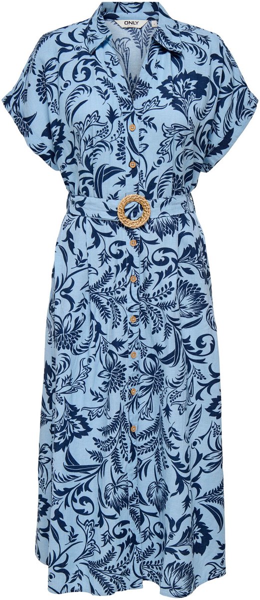Only Jakiri Linnen Midi Jurk Dames