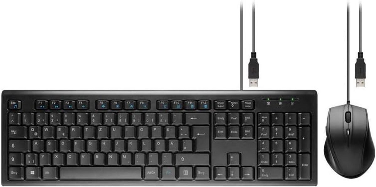 USB Toetsenbord en Muis Set - Bedraad Kantoor & Thuisgebruik