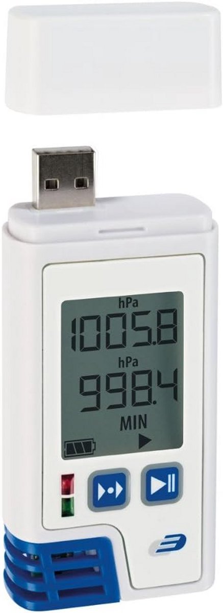 Temperatuur en Vochtigheid Datalogger met Display en PDF Rapportage