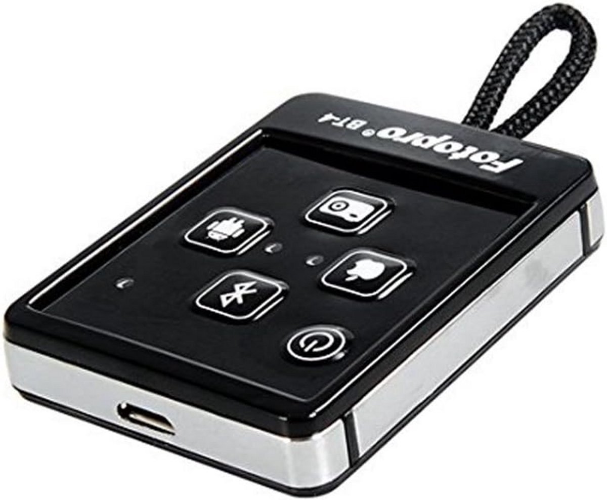 Bluetooth Afstandsbediening voor Smartphone Camera - Zwart