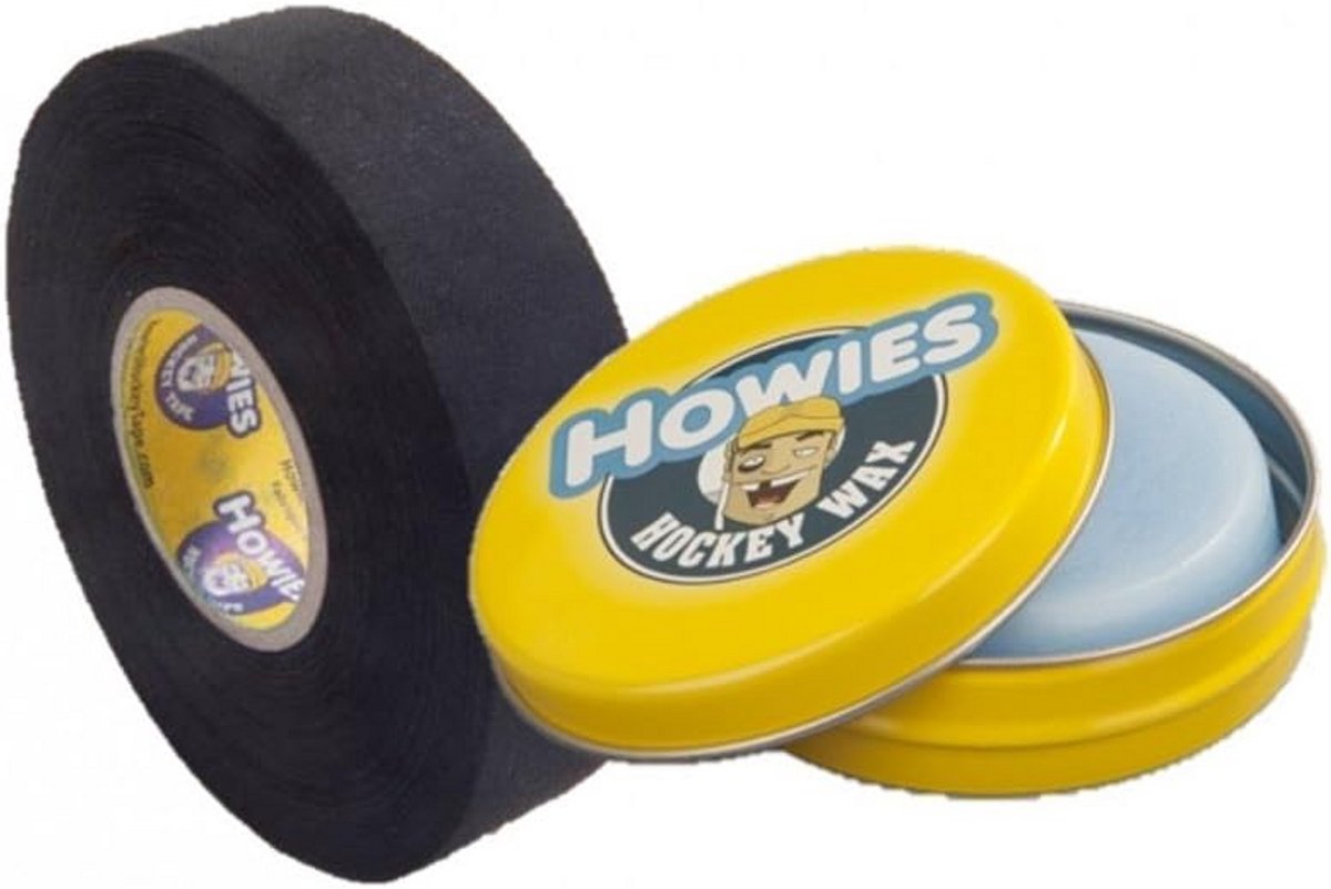 IJshockeystick Tape en Wax Set Zwart - Verbeterde Controle en Waterdichtheid