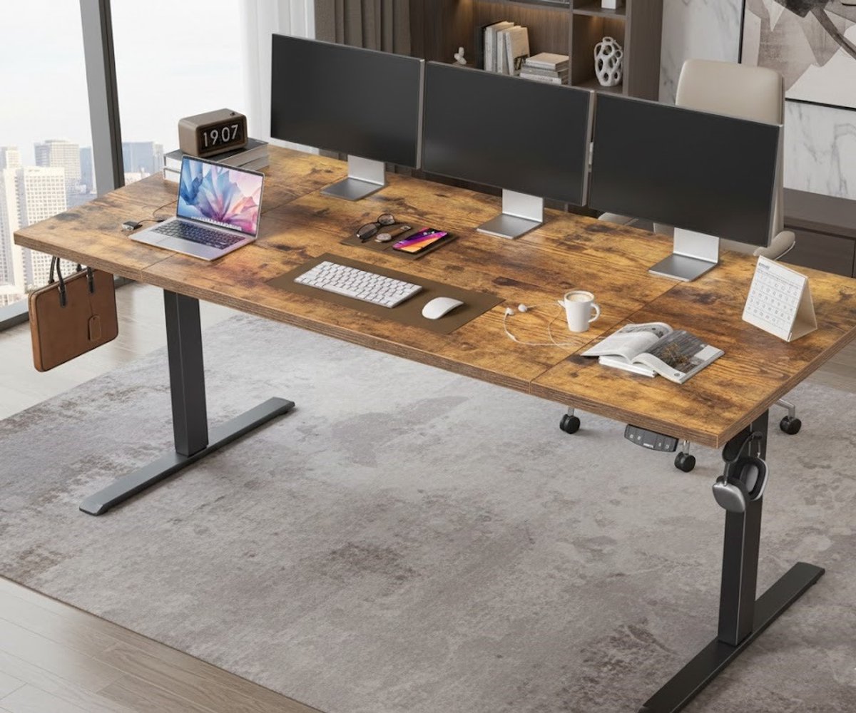 Ergonomisch In Hoogte Verstelbaar Bureau 180x80 cm Elektrisch – Casa Serena