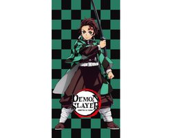 Demon Slayer Tanjiro badhanddoek, strandhanddoek 70x140cm