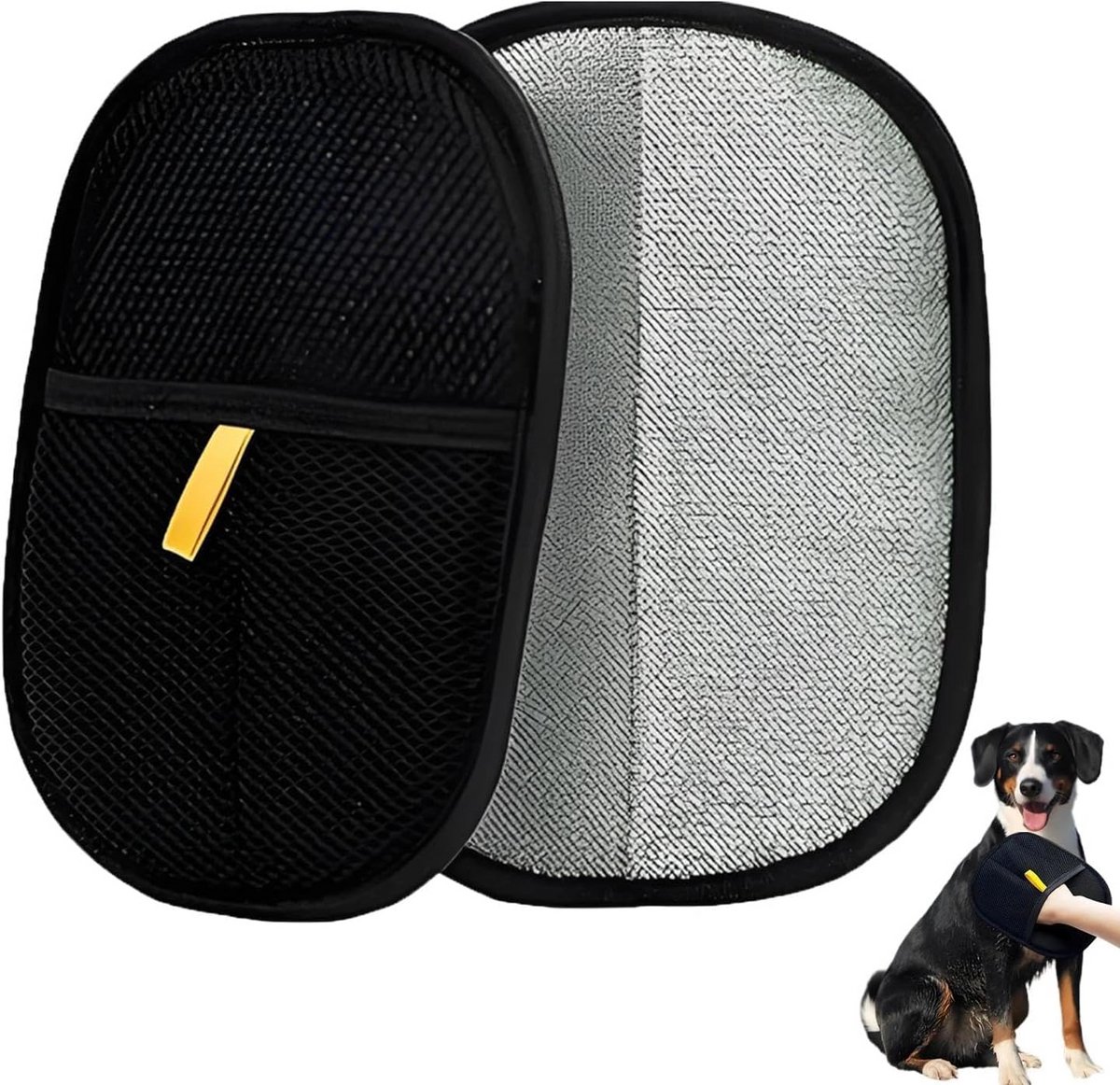 2 Stuks Herbruikbare Huisdier Haarverwijderaar Handschoenen voor Honden en Katten