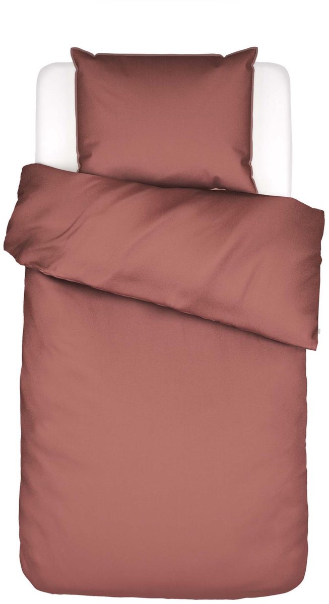 Essenza Minte Dekbedovertrek Dusty rose - Eenpersoons – 140x200/220 cm