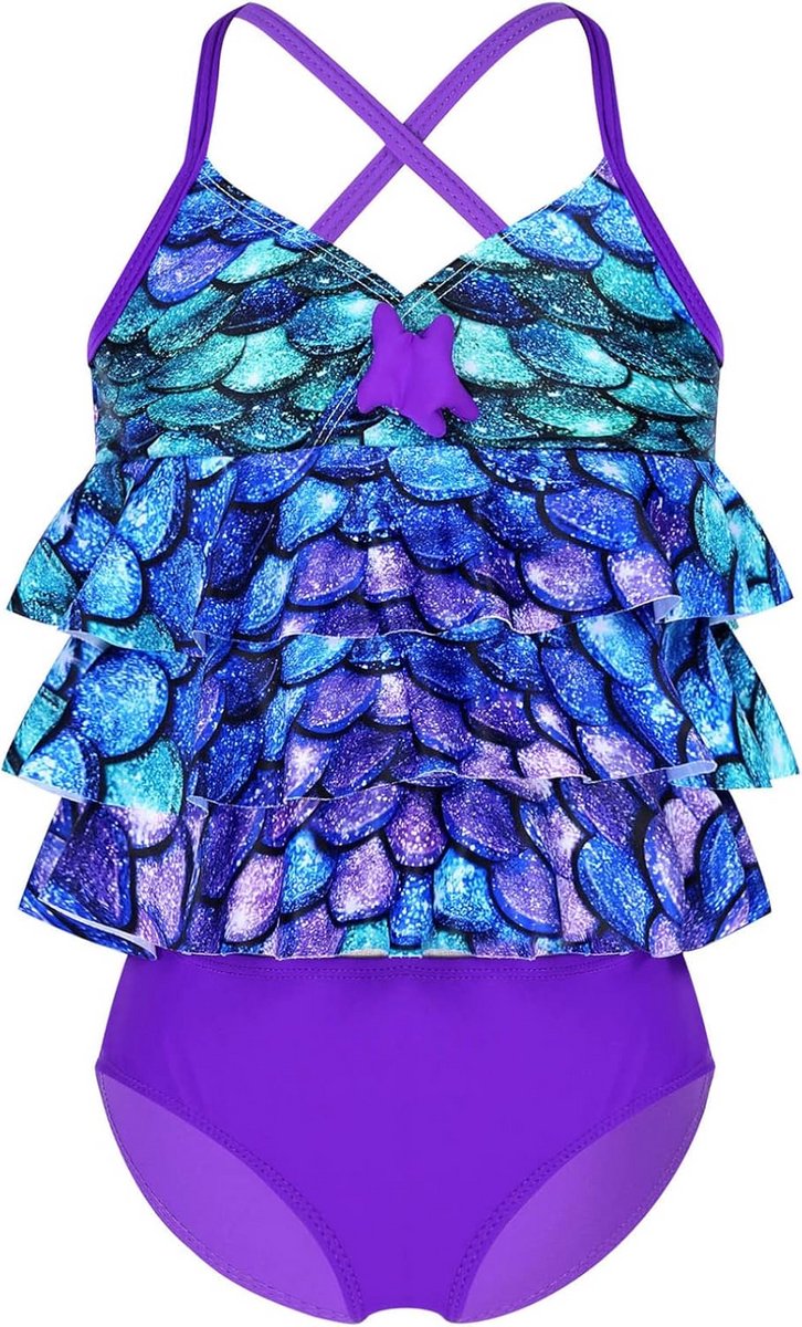 Zeemeermin Bikini Set Meisjes Tankini Badpak Tweedelig Zomer Zwemkleding