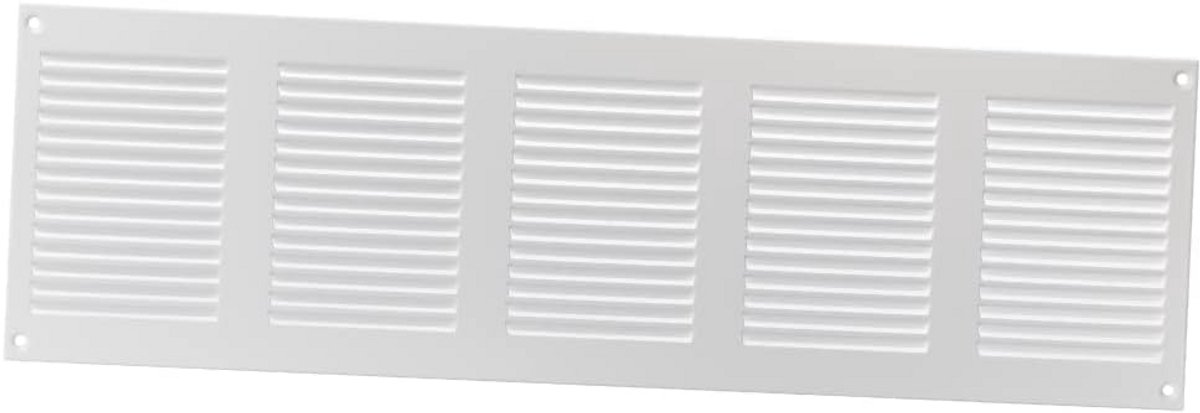 Wandrooster RVS met Inox Insectenwering - Afvoerluchtrooster Weerbestendig 500x115 mm