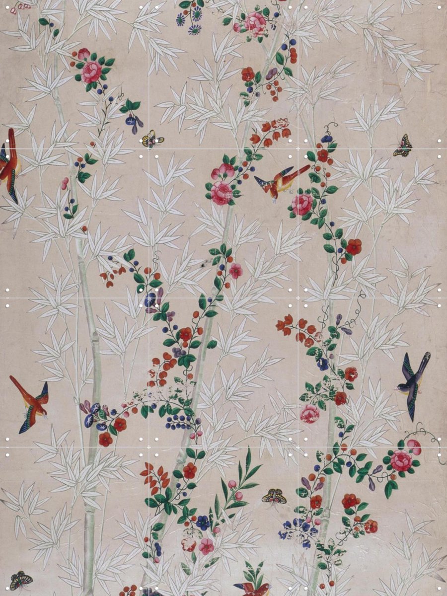IXXI Wallpaper 18th Century, Victoria and Albert Museum - 60 x 80 cm - Gratis ophangtool - Grote wanddecoratie en posters - Klassiek, Illustraties