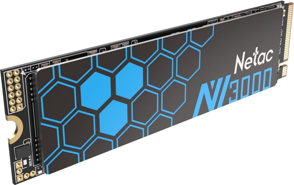 Interne M.2 NVMe SSD 500GB voor Laptop en Desktop met PCIe 3.0 en Koellichaam