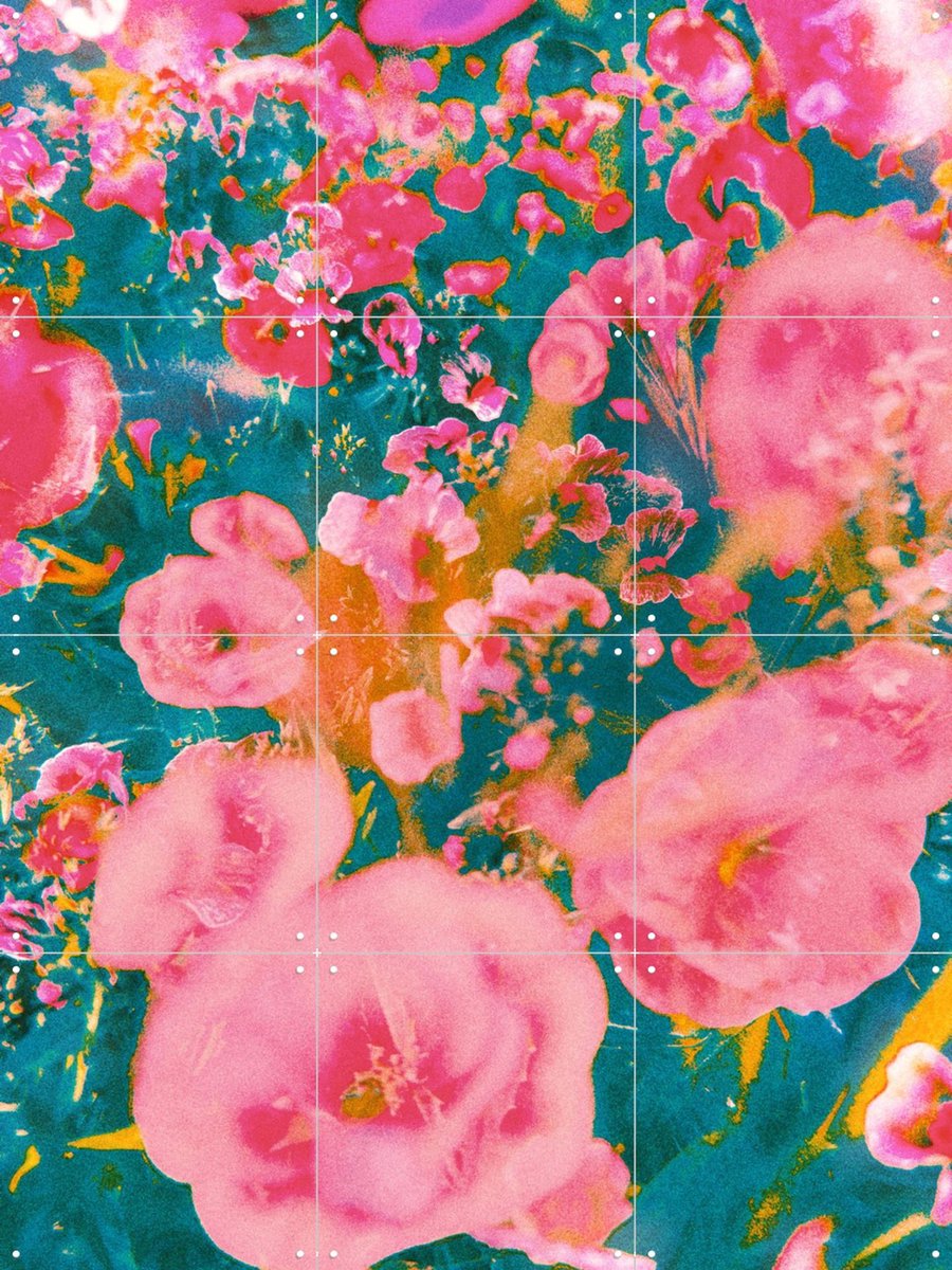 IXXI Blooming Impressions, Amber Lauder - 60 x 80 cm - Gratis ophangtool - Grote wanddecoratie en posters - Impressionisme, Kleurrijk, Digitale Kunst