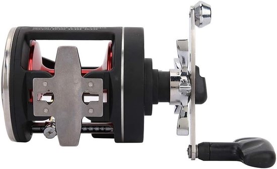 Allecto- Visserij Reel - Vissen Wiel - Trolling Rollen - Zwart Trolling - Zoutwater Offshore Reel - Geschikt voor Boot - Trolling Rollen Uitgerust Met Lijn Teller - TR345. — afbeelding 3