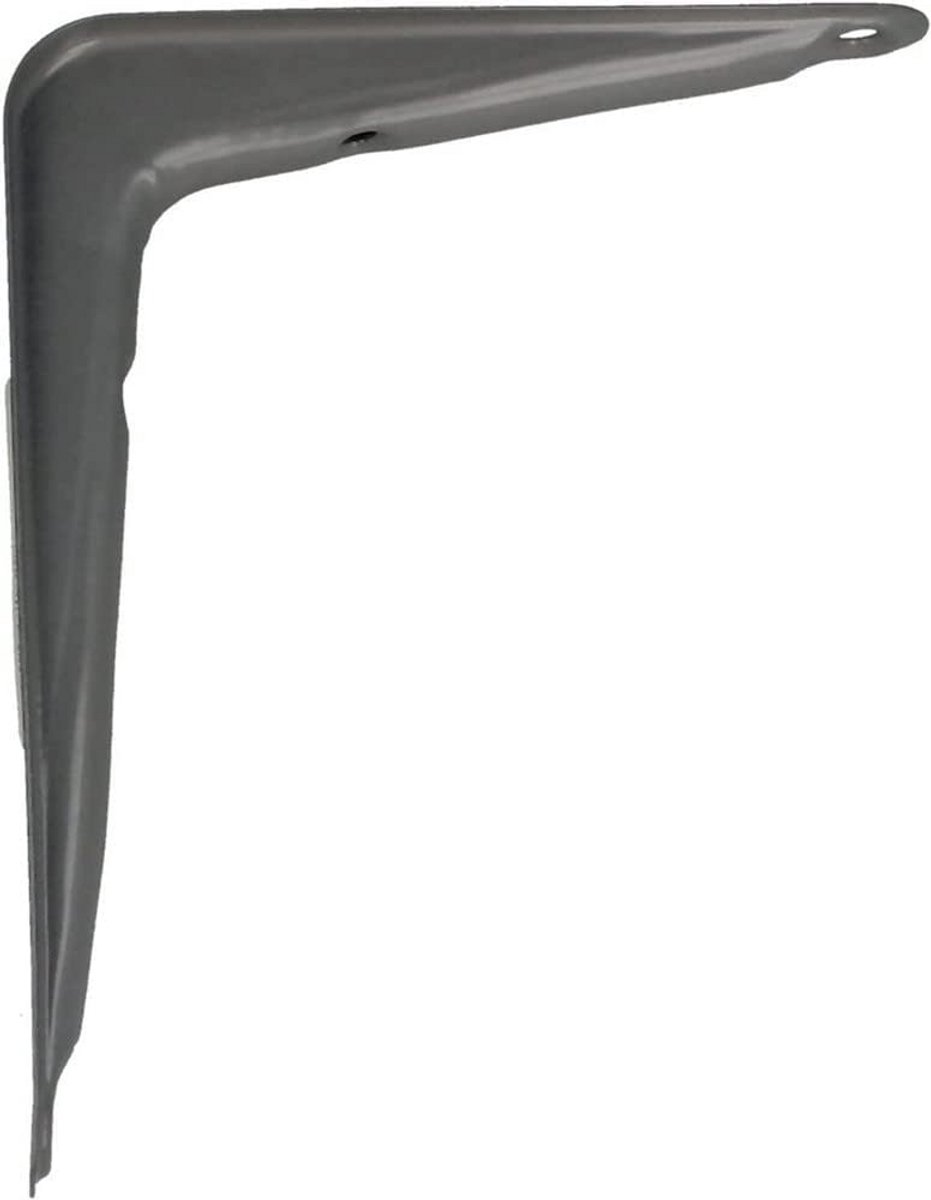 Stevige Hoeksteun voor Plank - 200x150 mm - Metaalgrijs