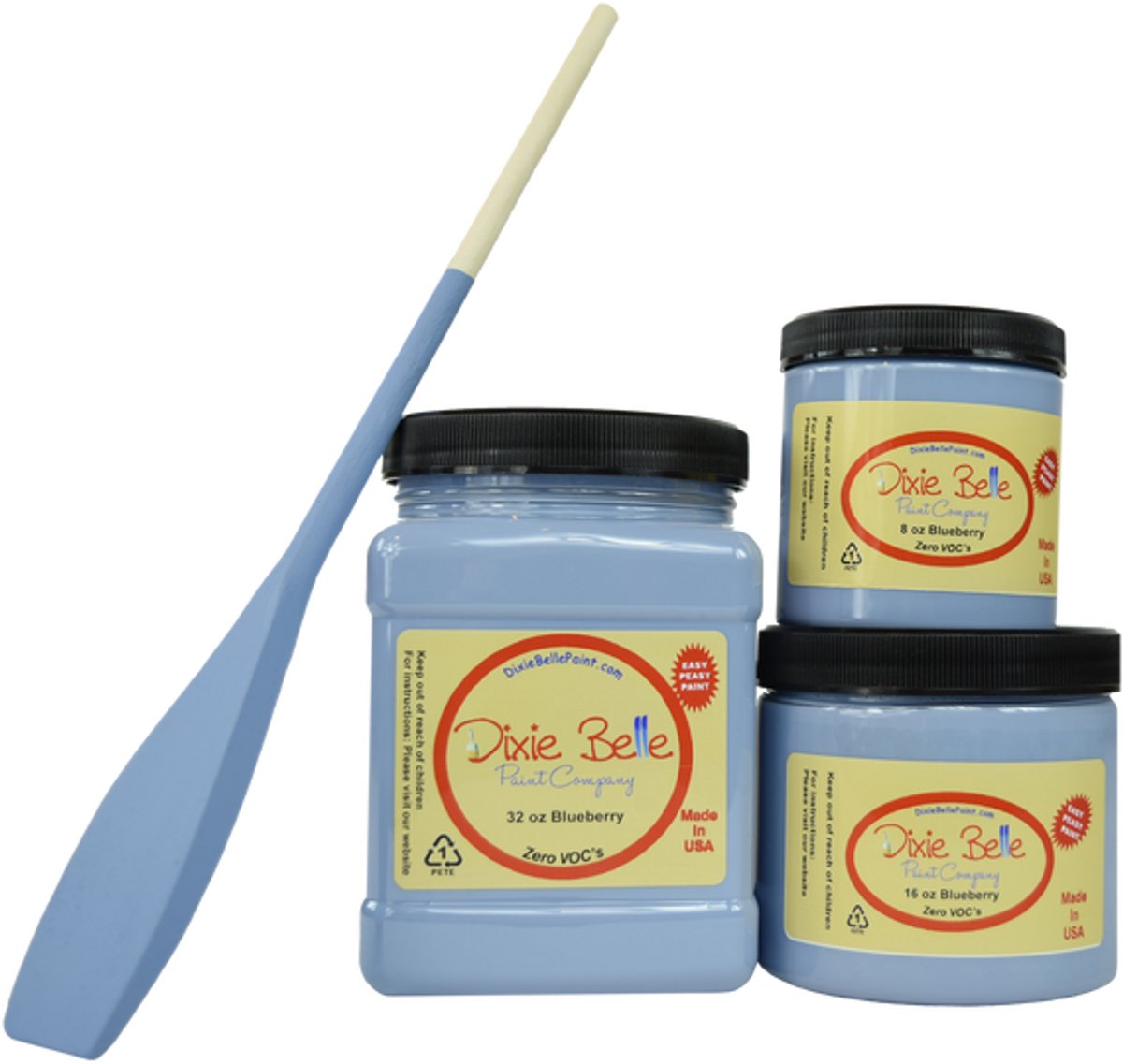 Blueberry (Dixie Belle Chalk Mineral Paint): 8 oz (237 ml)