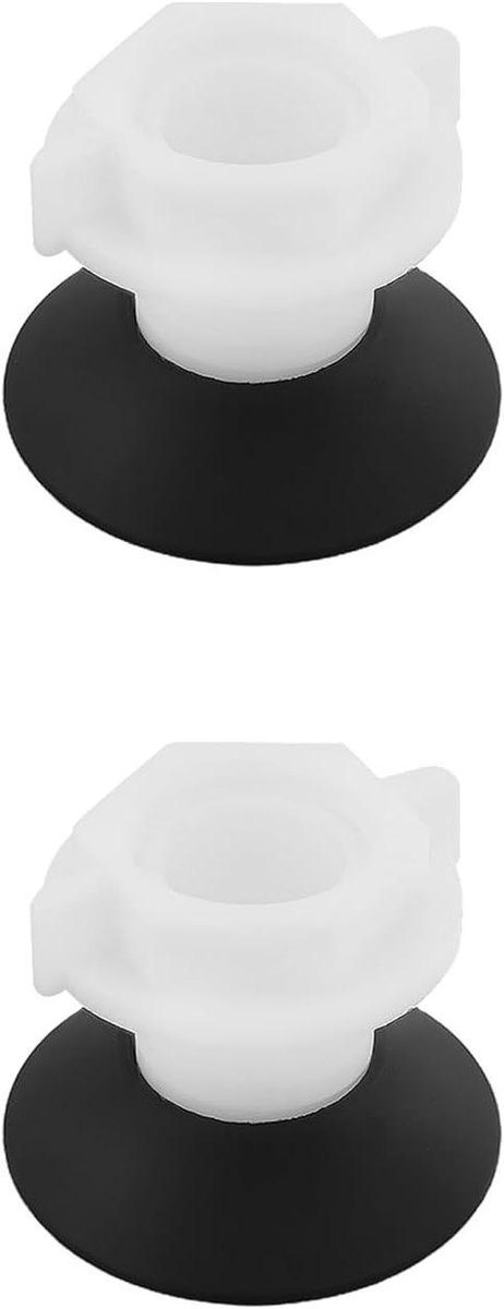 Allecto- Blanco afdekkap - badkameraccessoire - wit - badkraan - installatiegemak - decoratie - geschikt voor wastafel of cisternegat - witte kap - past op 21-38mm gaten - gootsteenkraan decoratieve afdekkap stopper.