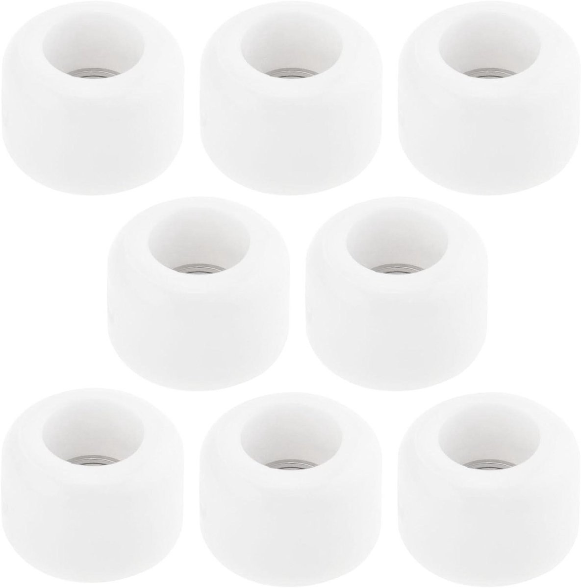 Allecto- Wielen 8Pcs Polyurethaan CNC Toetsenbord Lager Wielen Professionele Mini Skateboard Kogellager Wielen Houten Toetsenbord – 7.5×5.2mm.