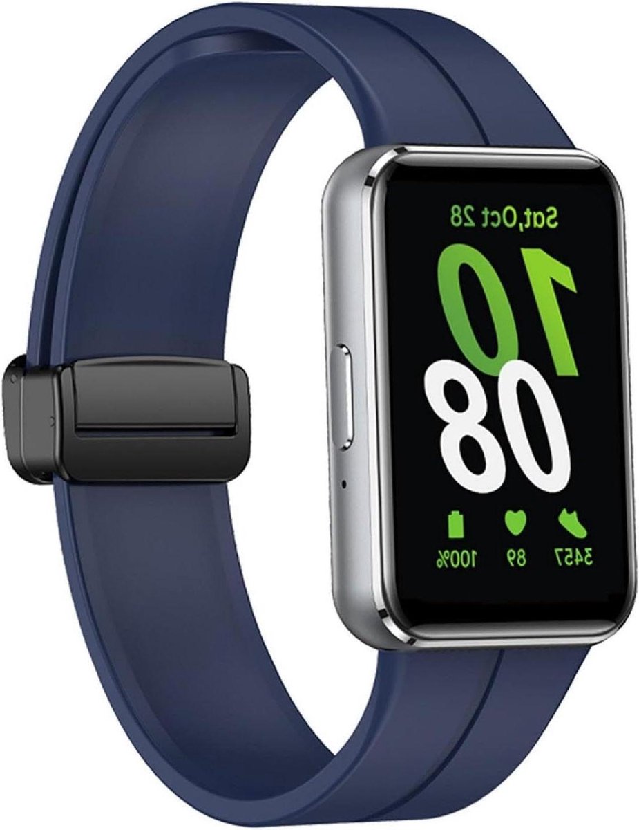 Allecto - Horlogeband - Vervangende band - Zacht silicone - Geschikt voor Samsung Galaxy Fit 3, horlogeband van slijtvast siliconenmateriaal, ademende vervangende band.