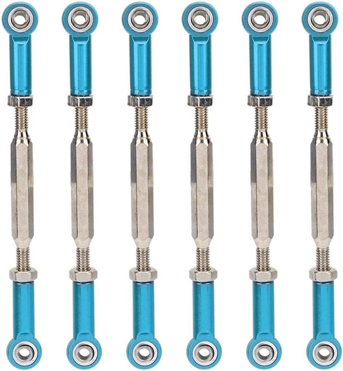 Verstelbare Aluminium Stuurstangen Linkage voor RC Auto Modellen 88mm