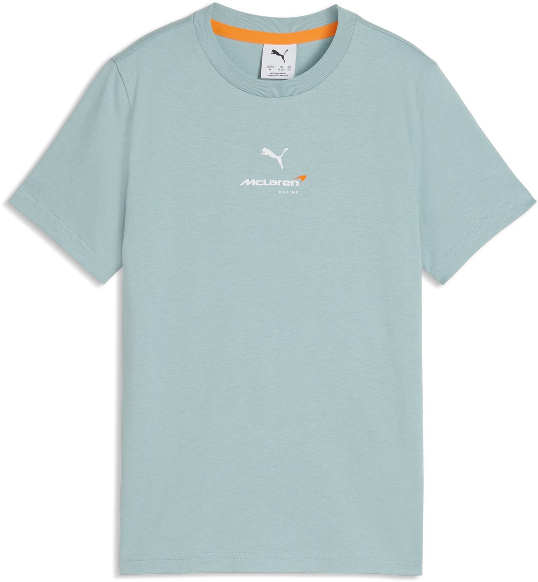 McLaren Kids Logo Shirt Seafoam 2026 Lando Norris Oscar Piastri Blauw