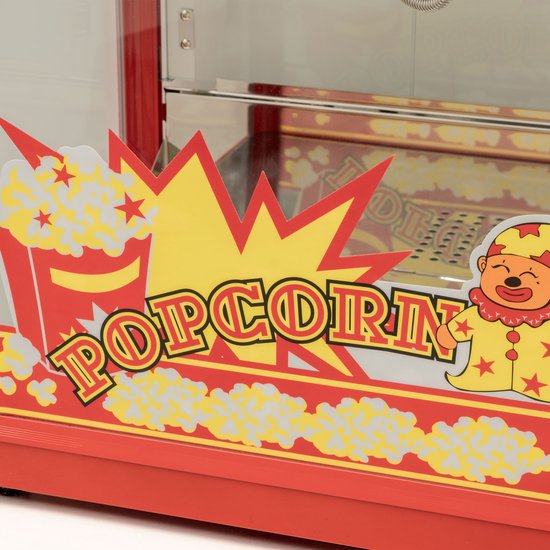 HCB® - Professionele Popcorn machine - 230V - Popcornmachine - Zwart - Horeca Popcornmaker - 14.9 kg - 6245 — afbeelding 4