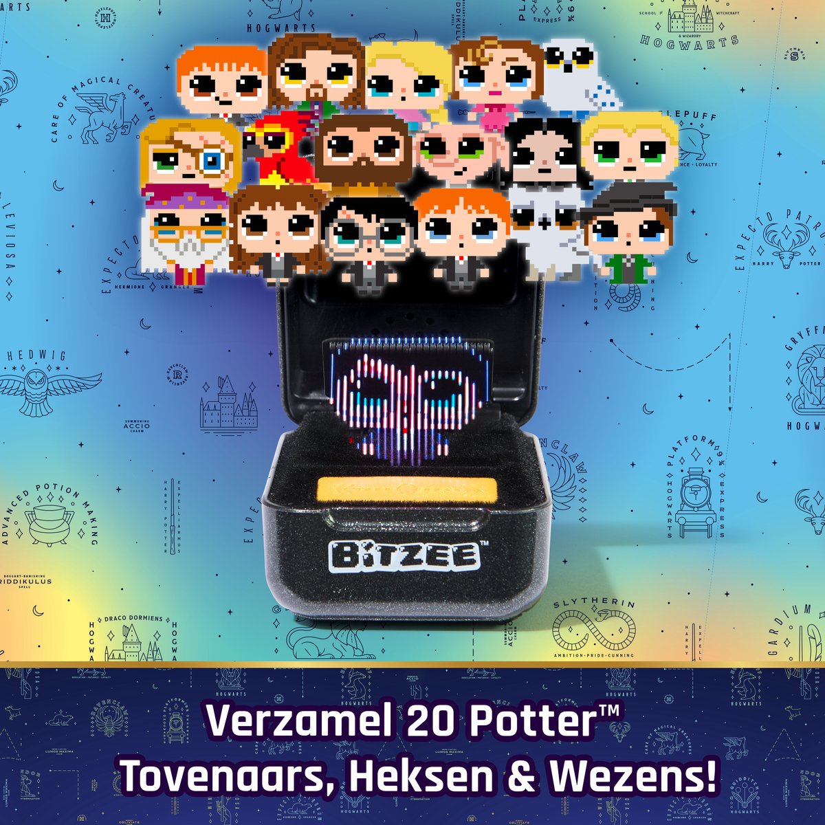 Bitzee - Harry Potter - interactief speelgoed met 20 personages, reageert op vegen, kantelen en tikken, speelgoed met digitale huisdieren — afbeelding 3
