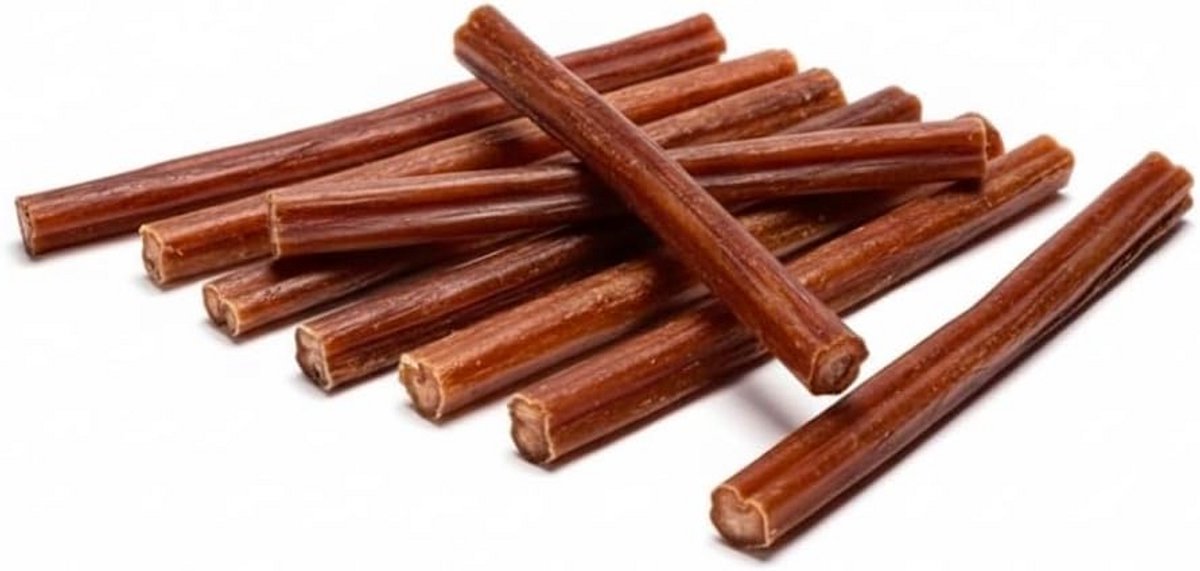 Natuurlijke Runderzenuwen voor Honden - 8 Stuks 12 cm - Kauwsnacks voor Gebitsreiniging en Ontspanning