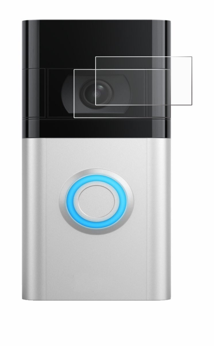 BROTECT - Screenprotector voor Ring Video Doorbell 4 / Doorbell 3 - Folie Beschermfolie transparant 2 Stuks – foto 5