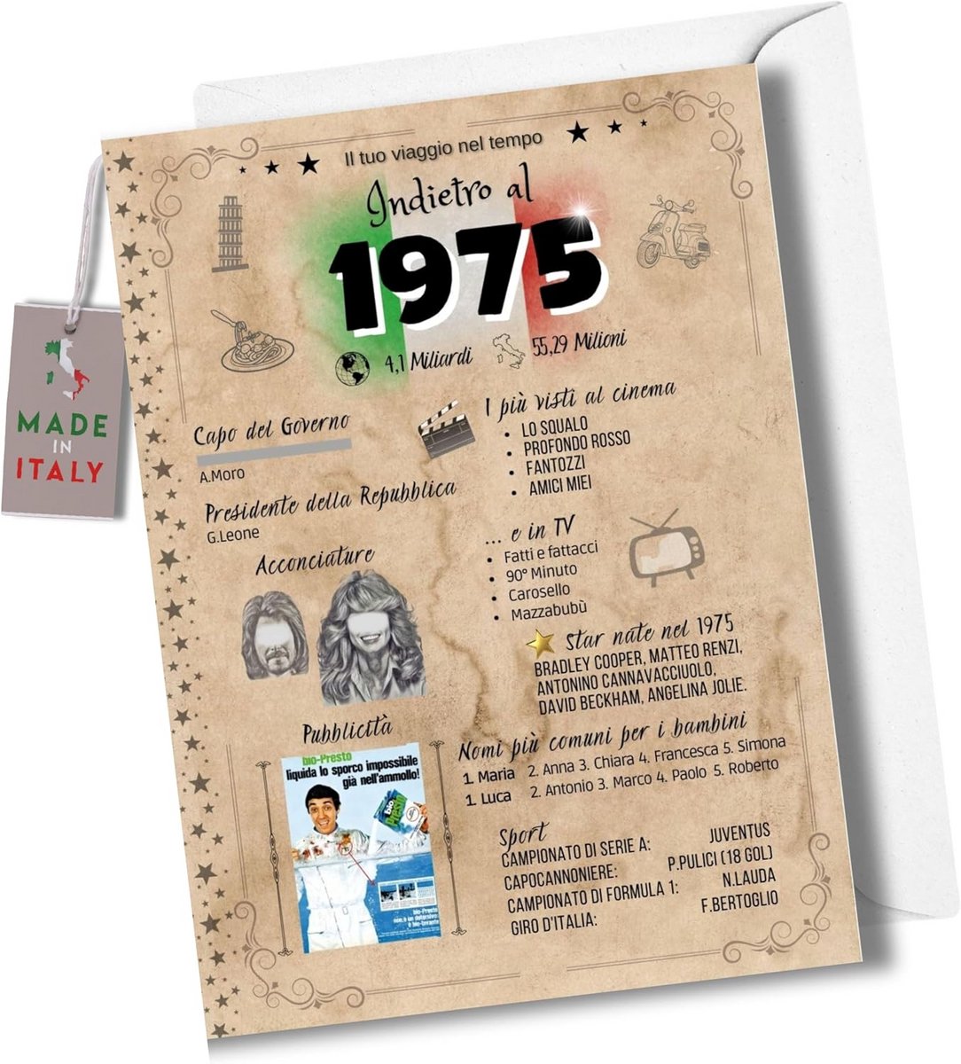 Feestelijke Wenskaart voor 50e Verjaardag of Jubileum - Unisex (A5 Formaat)