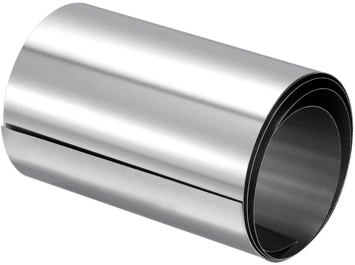 Roestvrijstalen Folierol 0,3 mm Dikte - Gepolijst Metaalplaat voor Hobby en Industrie