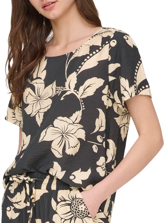 JDY Troya Life Crew Woven T-shirt Dames - Maat XXL
